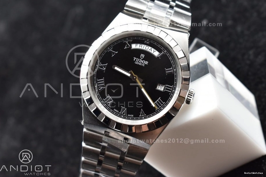 1:1 Royal V7F Edition Black Dial Best A UrbanStyle Strap 1192 on Tudor SS 1203